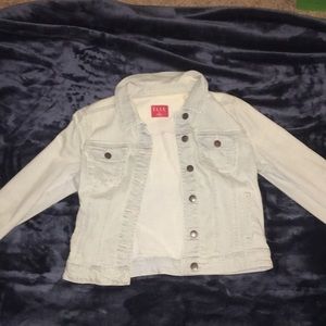 light wash denim jacket, size m